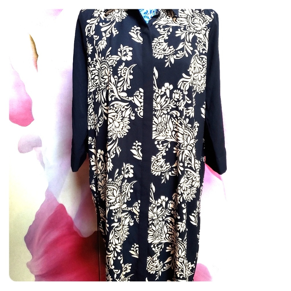 Loft Navy Blue Dress